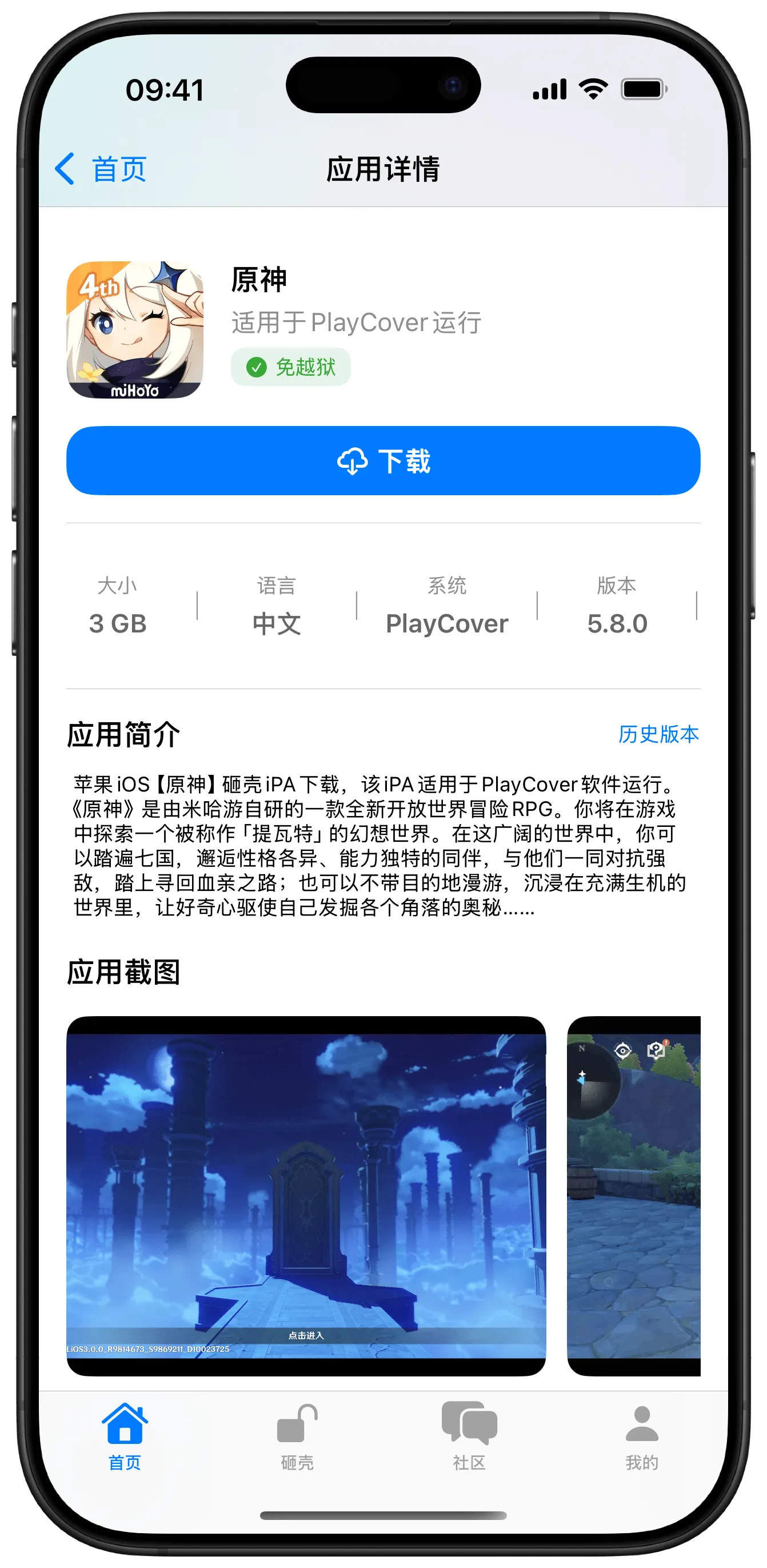 iPA商店应用详情：简介、截图与下载